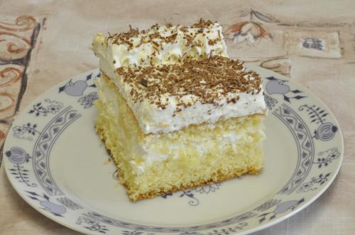 Ananasový dort – Střední recept z Česko kuchyně, hotový za 45 - 60 minut